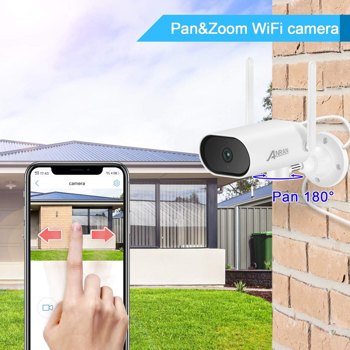 8 Channel 2K Wireless Security Camera System with 1TB Hard Drive C156105