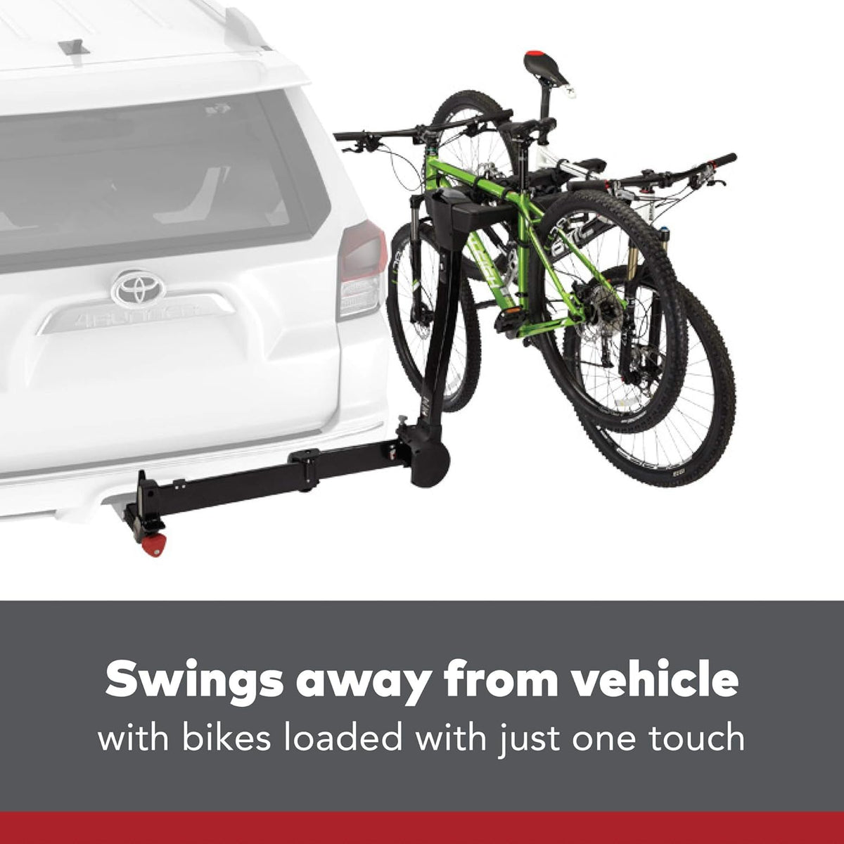 Hitch Mount Bike Rack, 4 Bike Capacity J505817