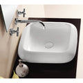Ceramic Square Vessel Bathroom Sink J143