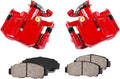 Red Powder Coated Calipers Ceramic Brake Pads Z6399