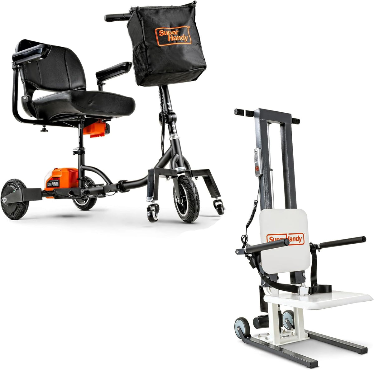 Foldable 3 Wheel Mobility Scooter with 500 Lbs Capacity Standing Assistance Q335983