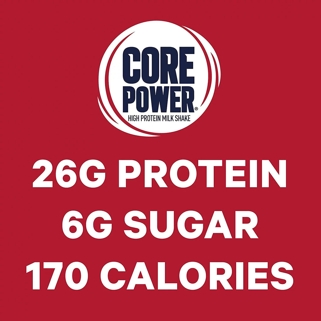 Strawberry Banana High Protein Milk Shake, 14 Fl Oz (Pack of 12) Q93258