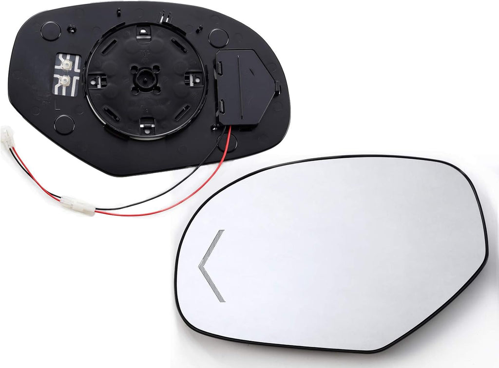 Replacement Side View Mirror Glass Power Heated with Turn Signal Driver Left Side G981