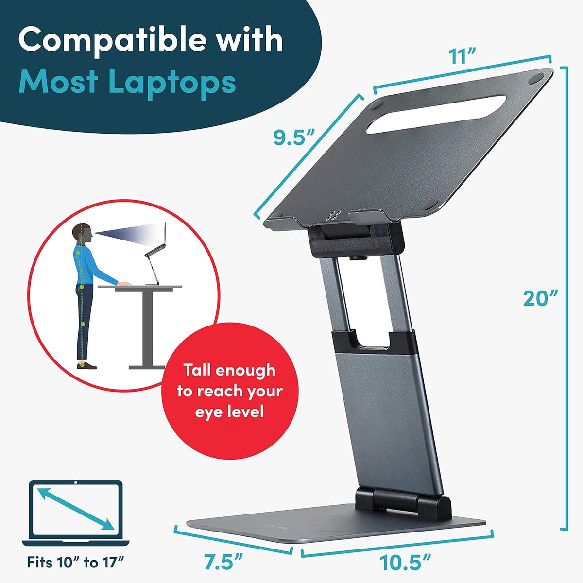 Adjustable Laptop Stand with Faraday Bags D430341