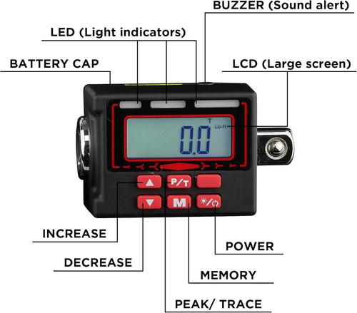 1/2-Inch Digital Torque Adapter Y371