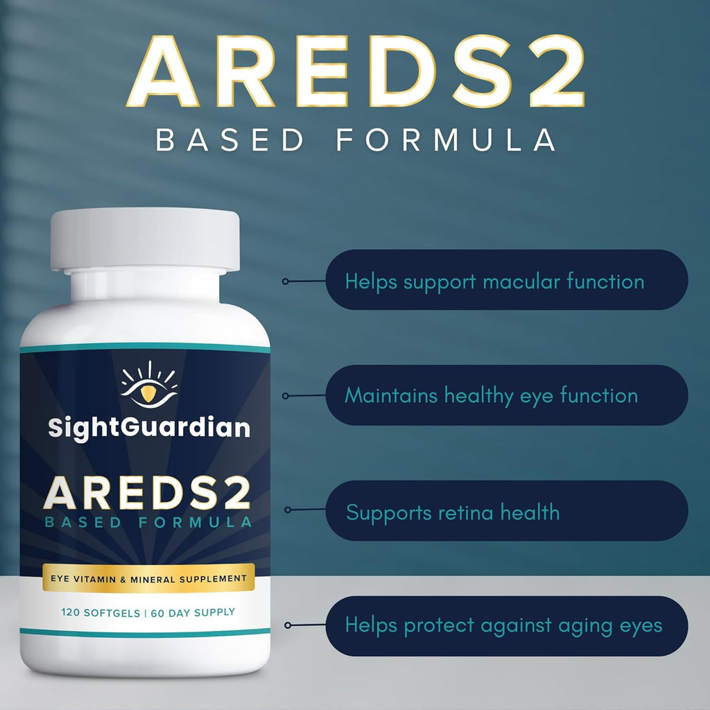 AREDS2 Based Eye Vitamin-Mineral Supplement (120 ct. 60 Day Supply) Low Zinc Formula E6787