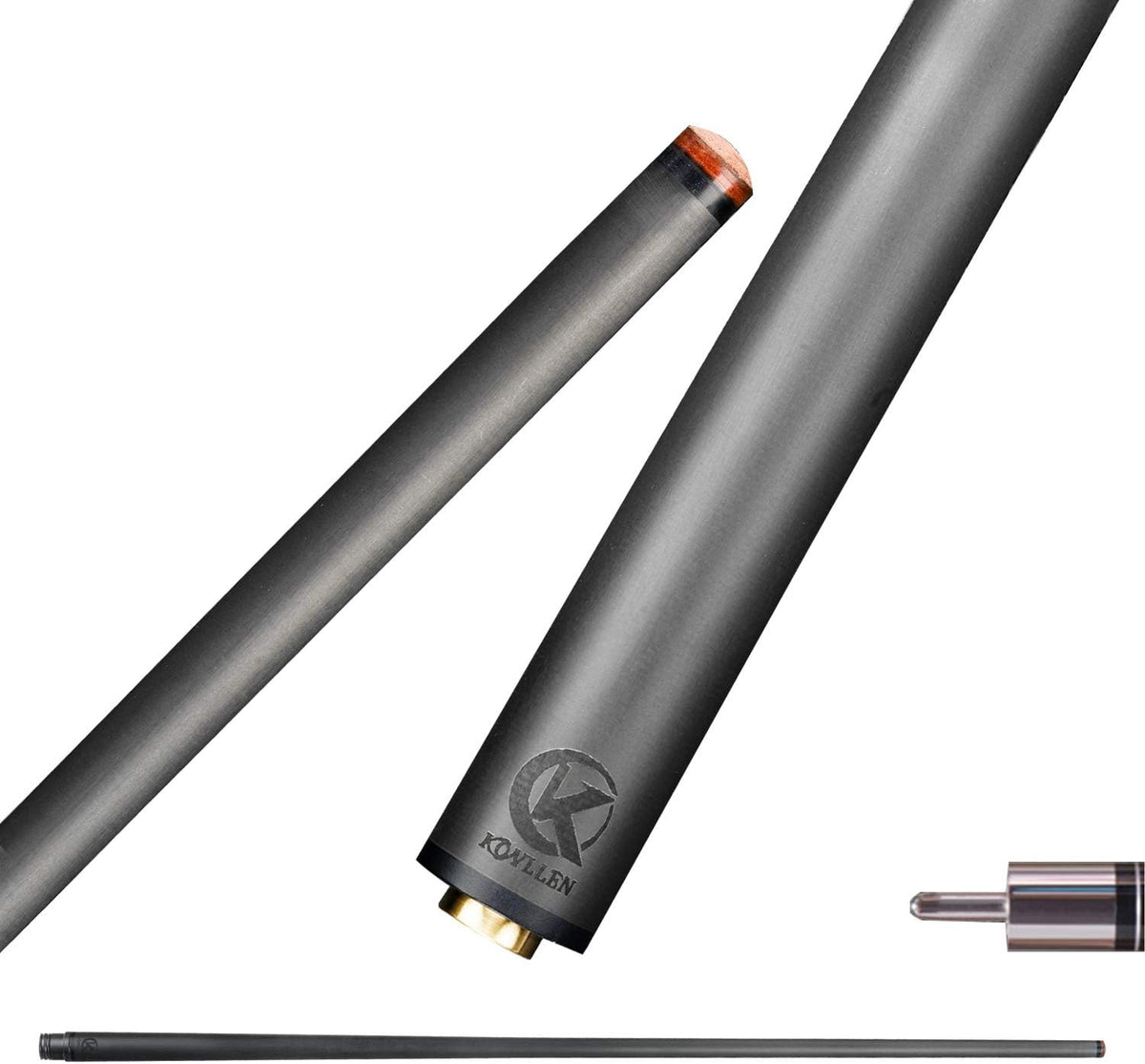 Carbon Fiber Pool Cue Shaft 12.9mm Tip 29'' Length N185