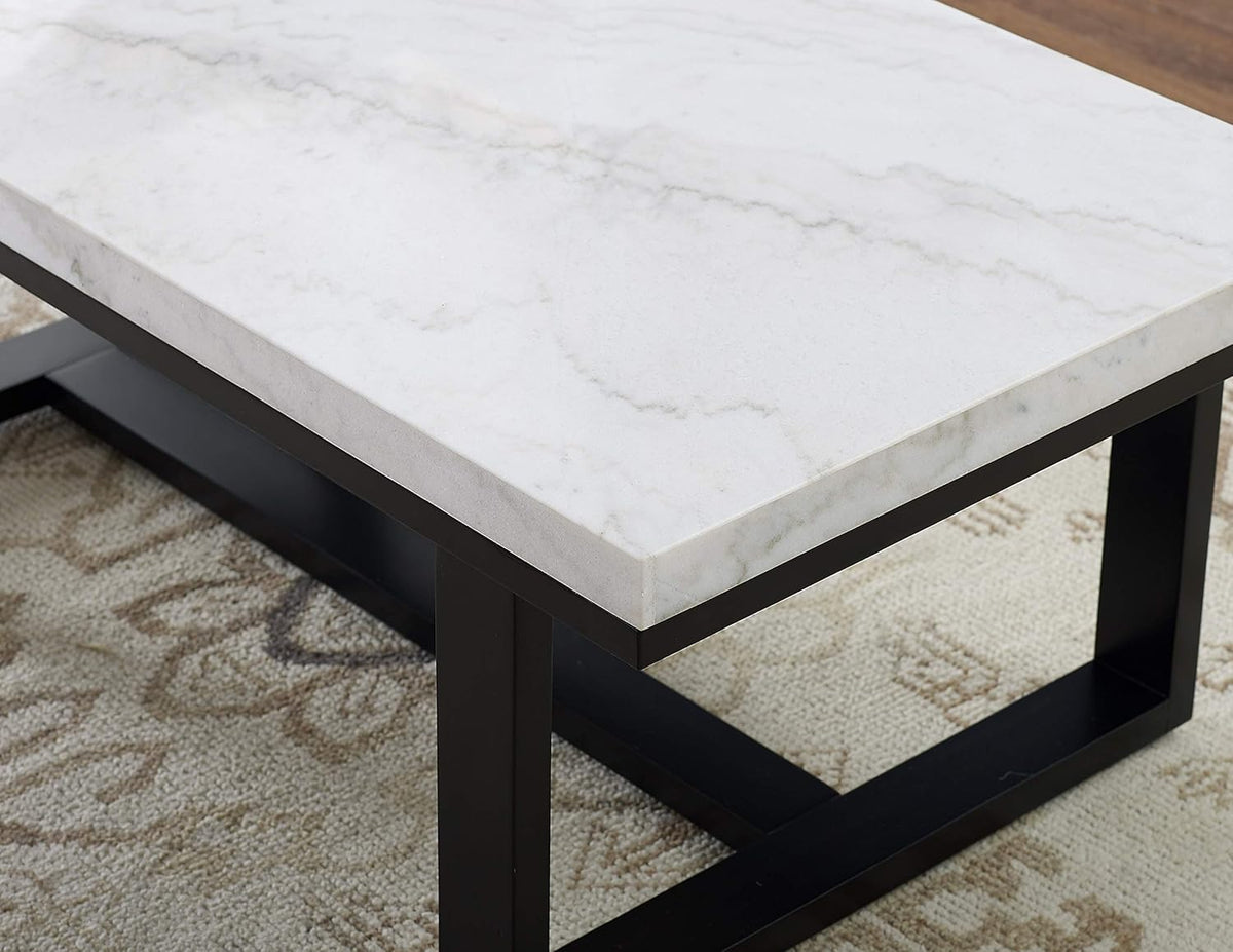 White Marble Top Cocktail Table Y884624
