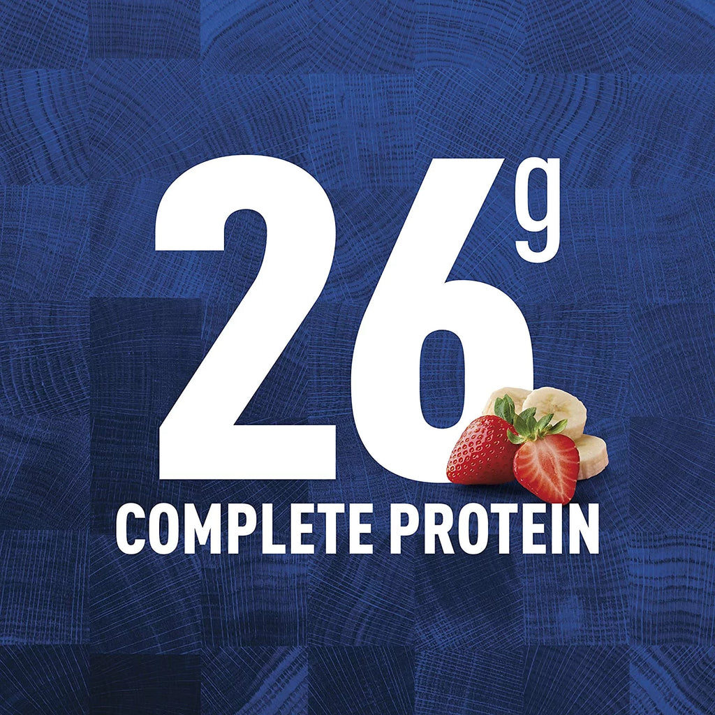 Strawberry Banana High Protein Milk Shake, 14 Fl Oz (Pack of 12) Q93258