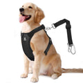 Adjustable Soft Padded Mesh Dog Vehicle Safety Vest Harness with Travel Strap and Carabiner K157004