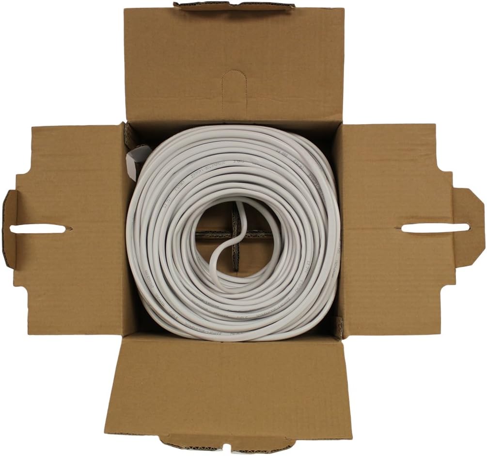 250ft 14/2 AWG 2 Conductor White Speaker Cable K86533