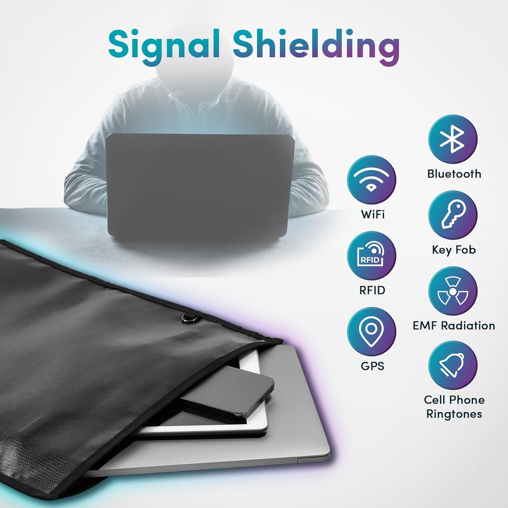 Adjustable Laptop Stand with Faraday Bags D430341