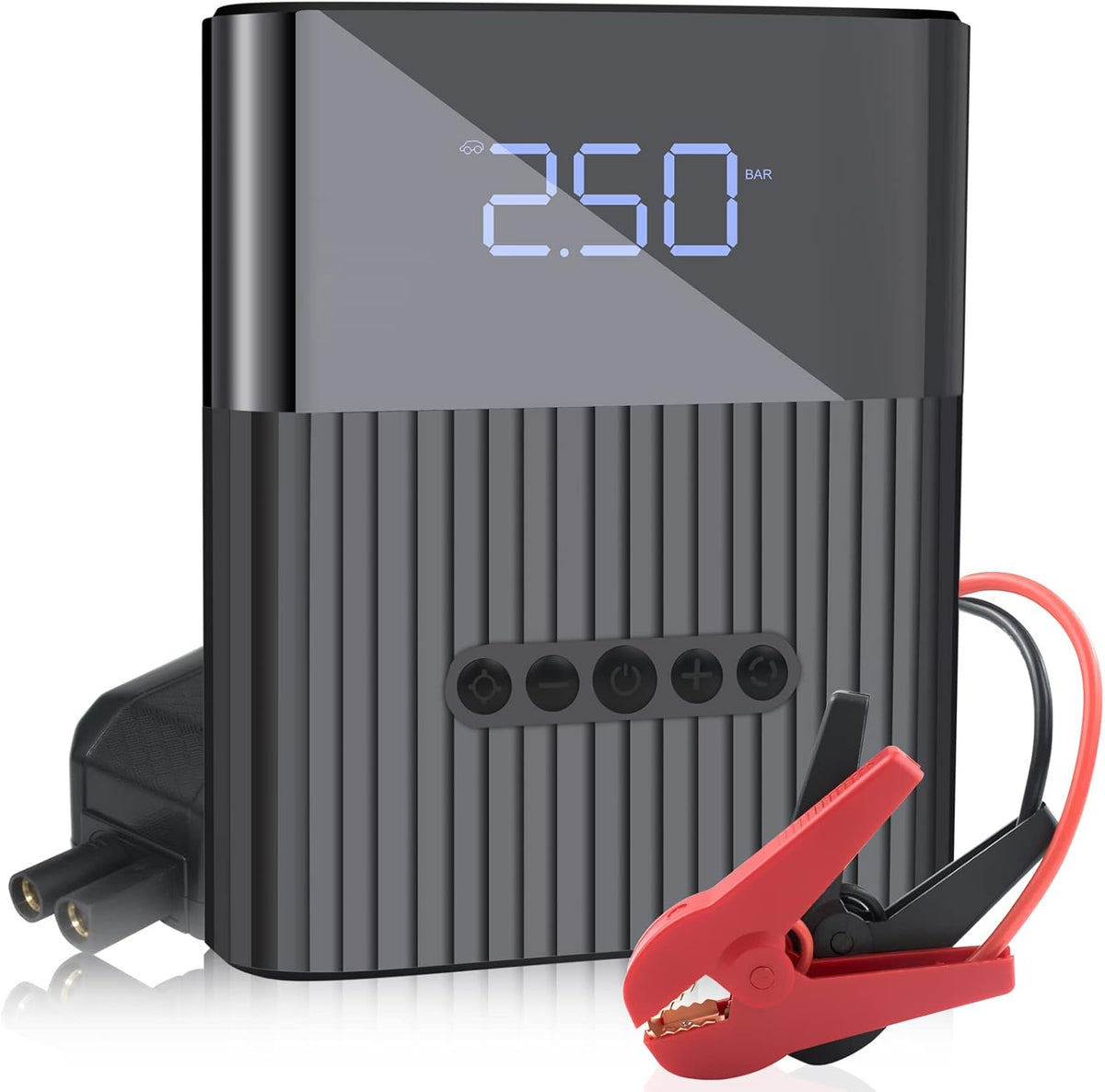 1000A Peak 8800mAH Lithium Jump Starter with Air Compressor Q4722