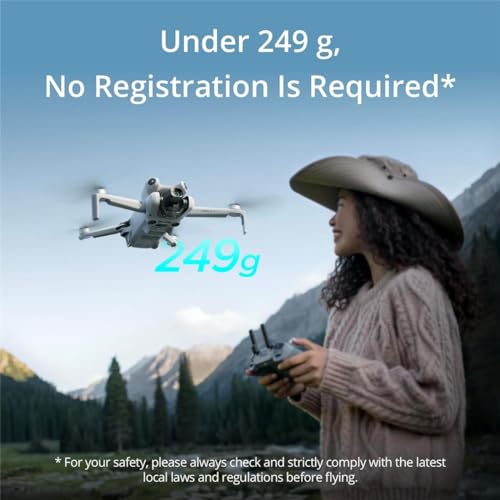 Folding Mini-Drone with 4K HDR Video Camera, Under 249 g, 34 Mins Flight Time M84604