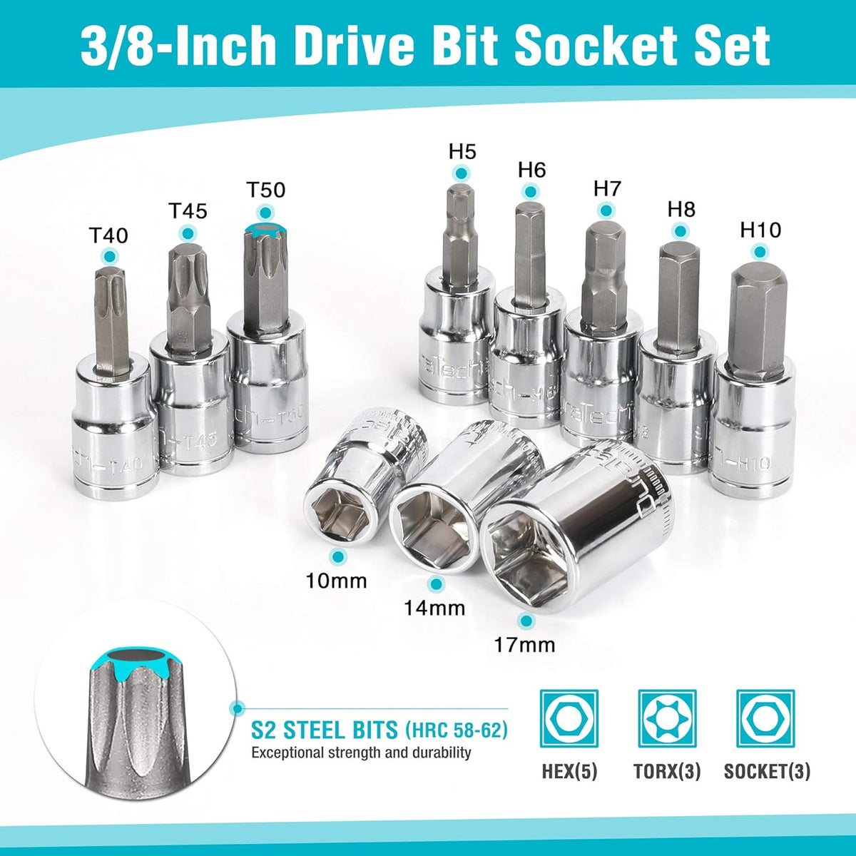 3/8-inch Drive Click Torque Wrench B666466