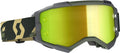 Khaki Yellow Chrome Goggle Y11712