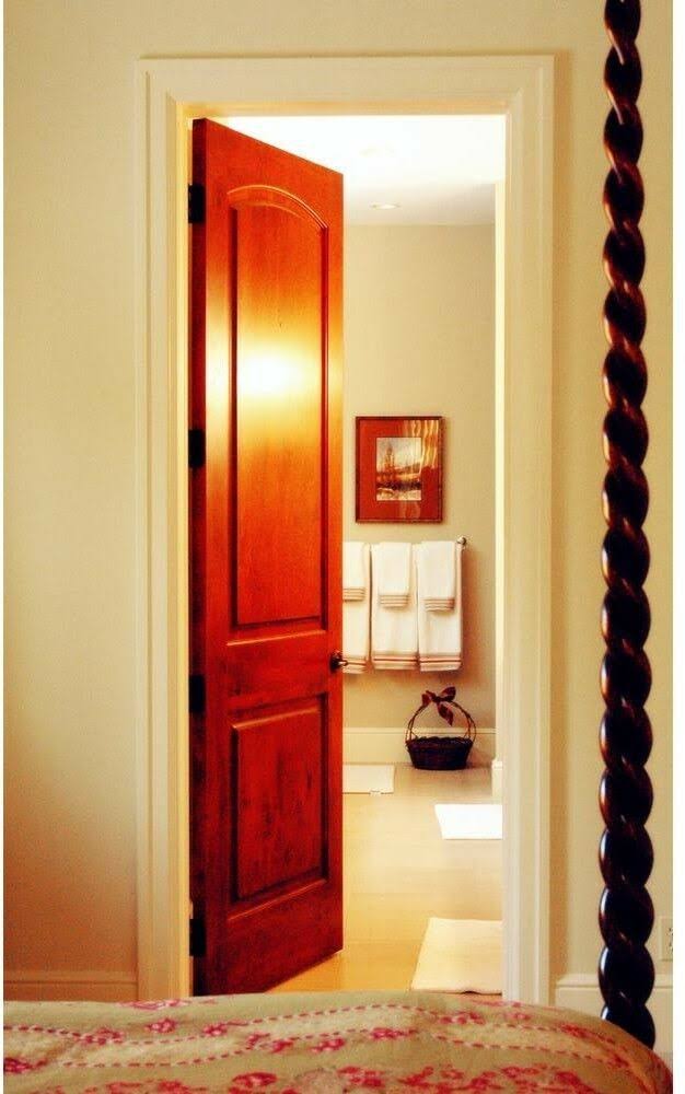 28 in. x 80 in. Rustic Knotty Alder 2-Panel Solid Door I67360