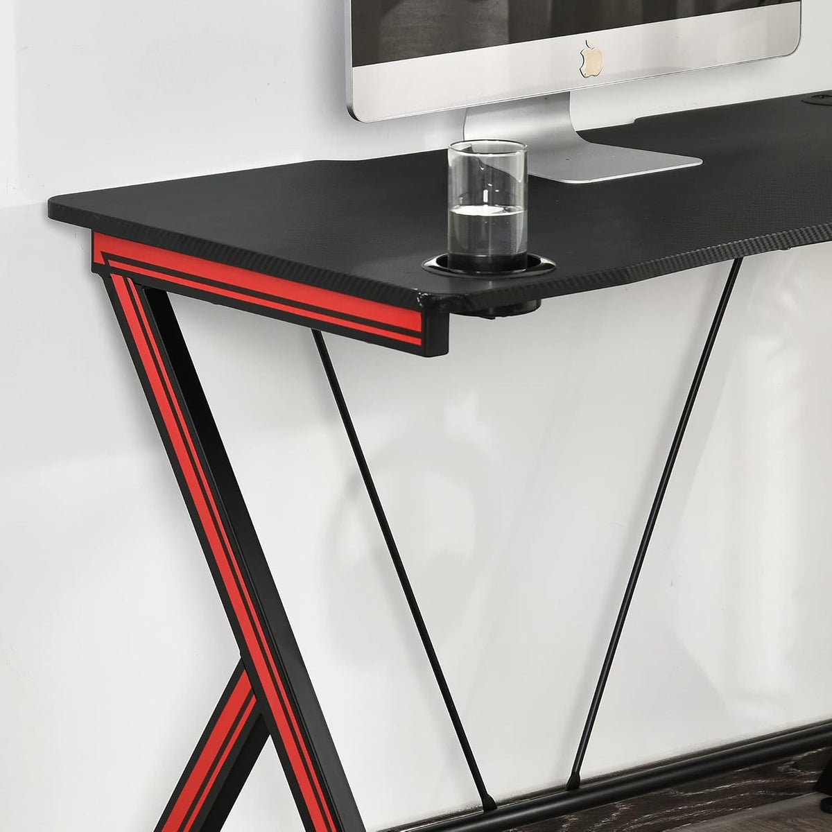 47 inch Gaming Computer Desk with Cup Holder L384