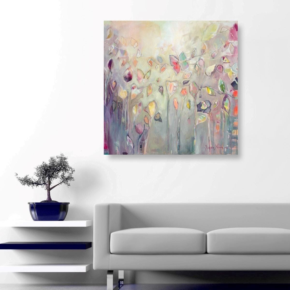 Purple Butterfly Canvas Z129