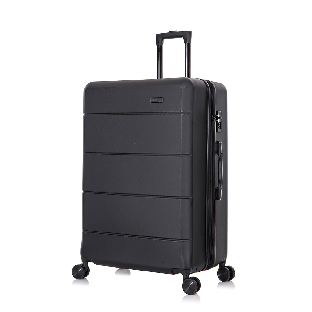 Black 28" Hardside Lightweight Luggage with Spinner Wheels Q358
