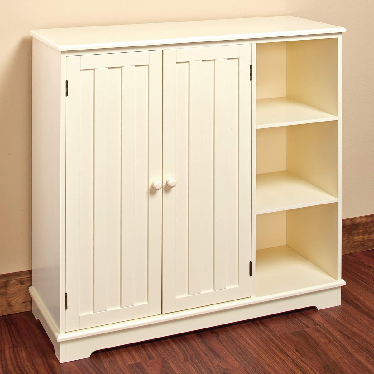 Black Beadboard Buffet Cabinet M73685