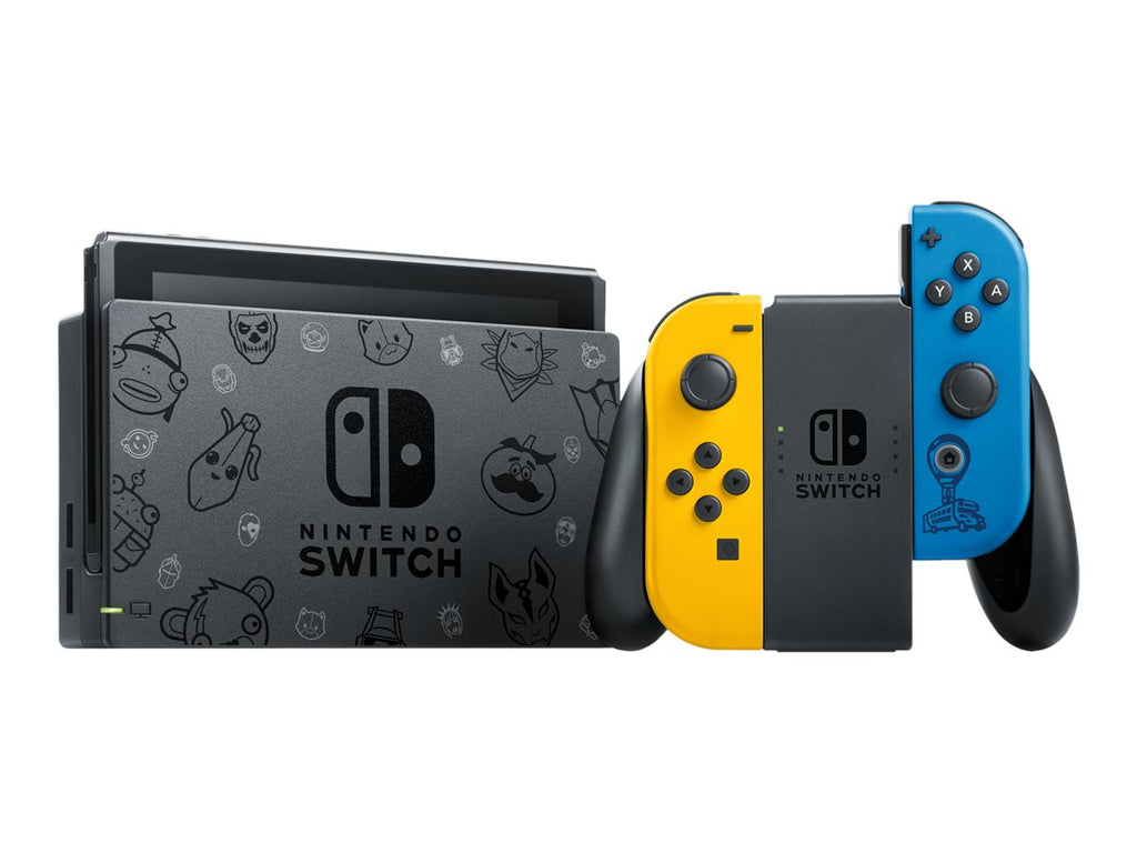 Nintendo Switch game console with Yellow and Blue Joy-Con C833992
