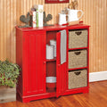 Black Beadboard Buffet Cabinet M73685