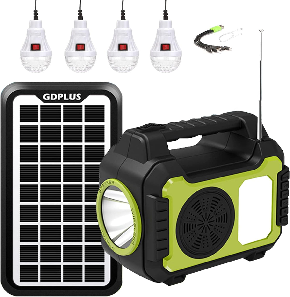 13000mAh Portable Solar Generator with Panels Z879
