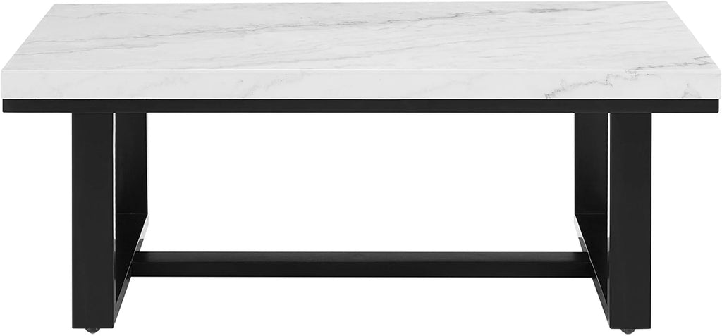 White Marble Top Cocktail Table Y884624