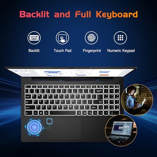 15.6 IPS-FHD Laptop Intel N100 8GB RAM 128GB SSD Q8055