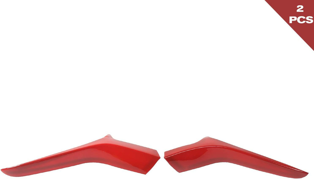 Red ABS Side Rearview Mirror Trim Cover for Chevrolet Camaro 2017 2021 E450