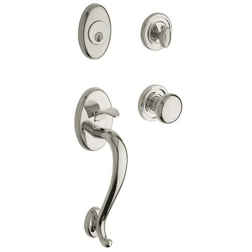 Distressed Oil-Rubbed Bronze Handleset with Classic Knob O18194