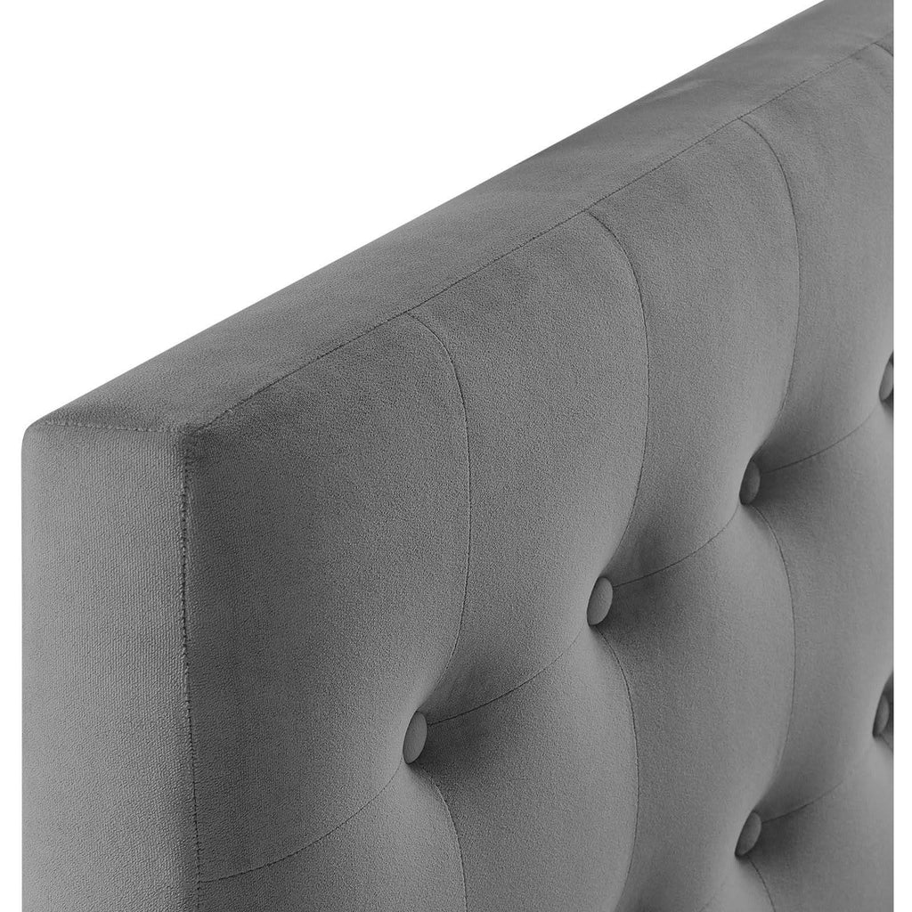Pink Twin Tufted Velvet Headboard F94776