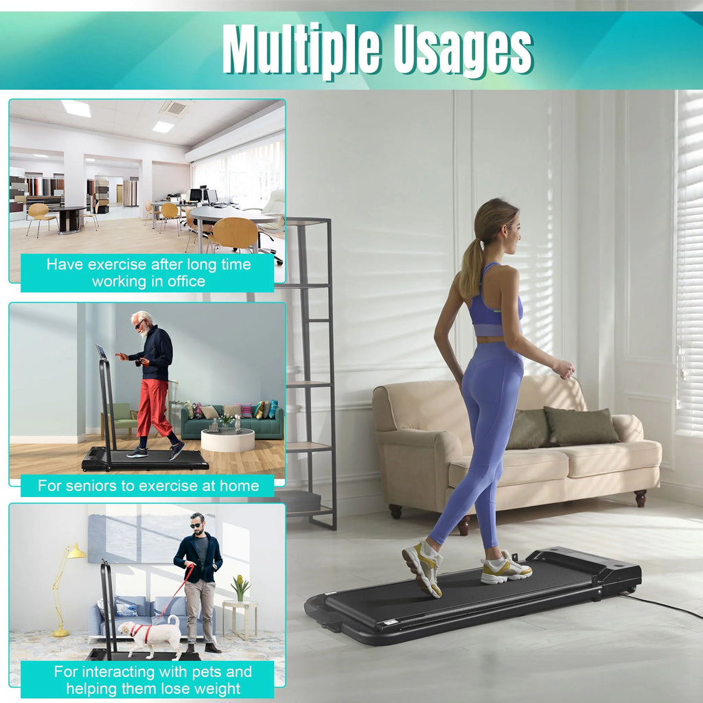 Foldable 2 in 1 Treadmill 1.5 HP J534279