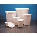 White HDPE 165 oz Disposable Specimen Container N15116