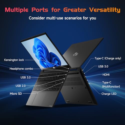 15.6 IPS-FHD Laptop Intel N100 8GB RAM 128GB SSD Q8055