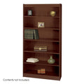 Mahogany 6-Shelf Veneer Bookcase F754
