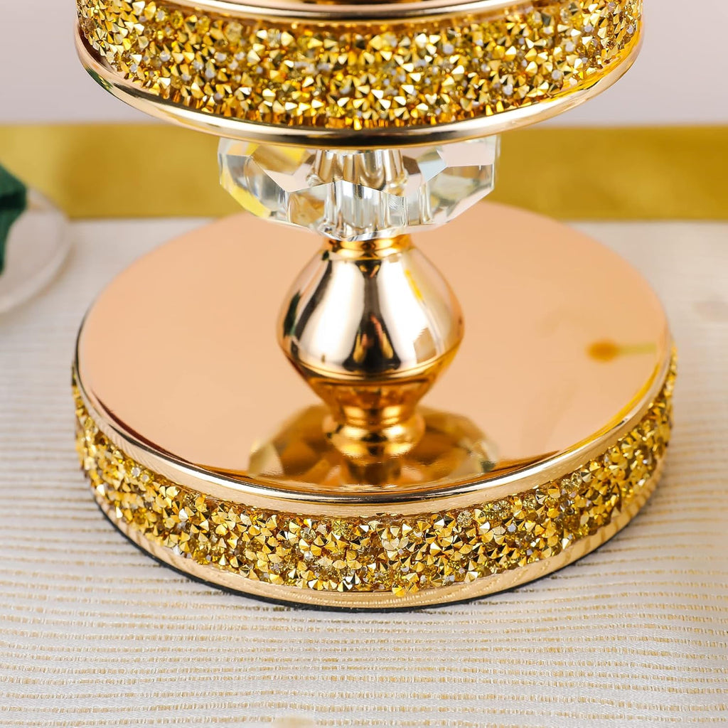 Crystal Pillar Candle Holder Z907639
