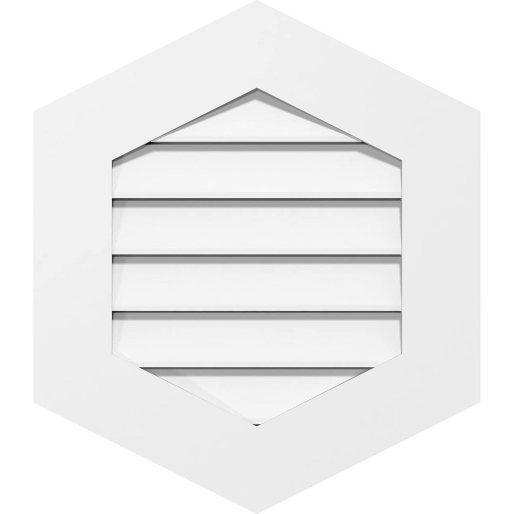 PVC Gable Vent N4352
