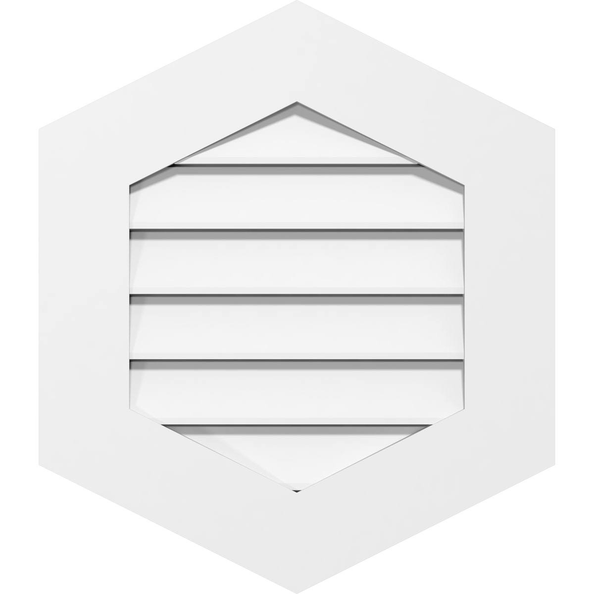 PVC Gable Vent N4352