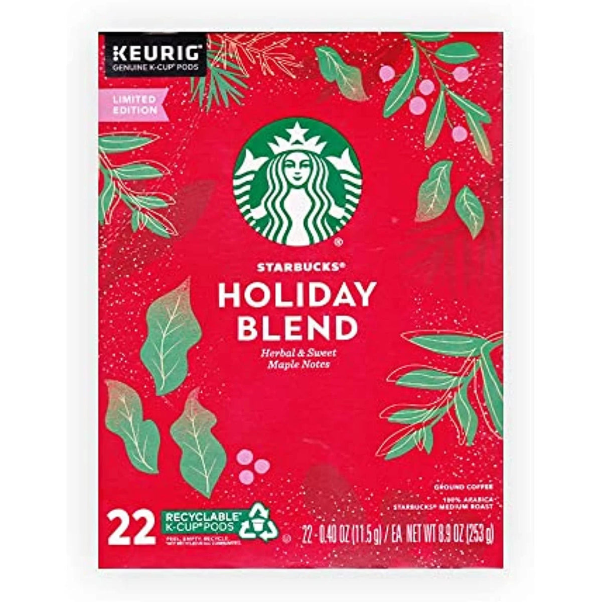 Medium Roast Coffee Single-Cup For Keurig Brewers, 1 Box Of 22 E356