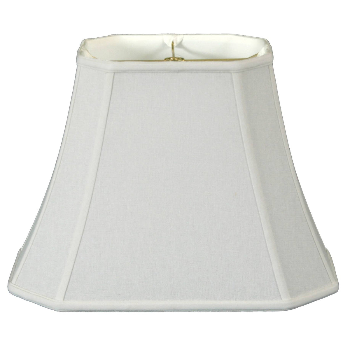 20 inch Rectangle Lamp Shade Linen White E9526