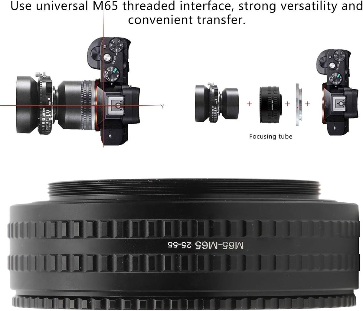 M65M65 2555mm Adjustable Focusing Helicoid Adapter V21762