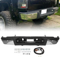 Rear Step Bumper Assembly with Steel Chrome U2411