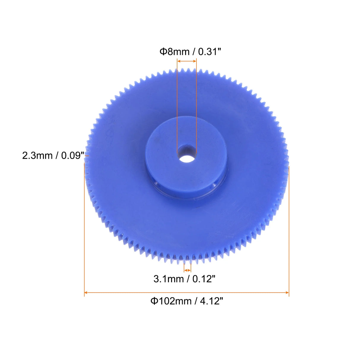 Spur Gear 8mm Inner Hole 100T Mod 1 Plastic Motor Gear L504