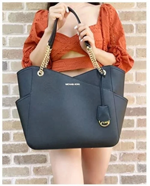 Black Saffiano Leather Tote K7076
