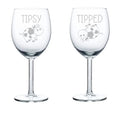 Set of 2 Wine Glass Goblet 10 oz Q411