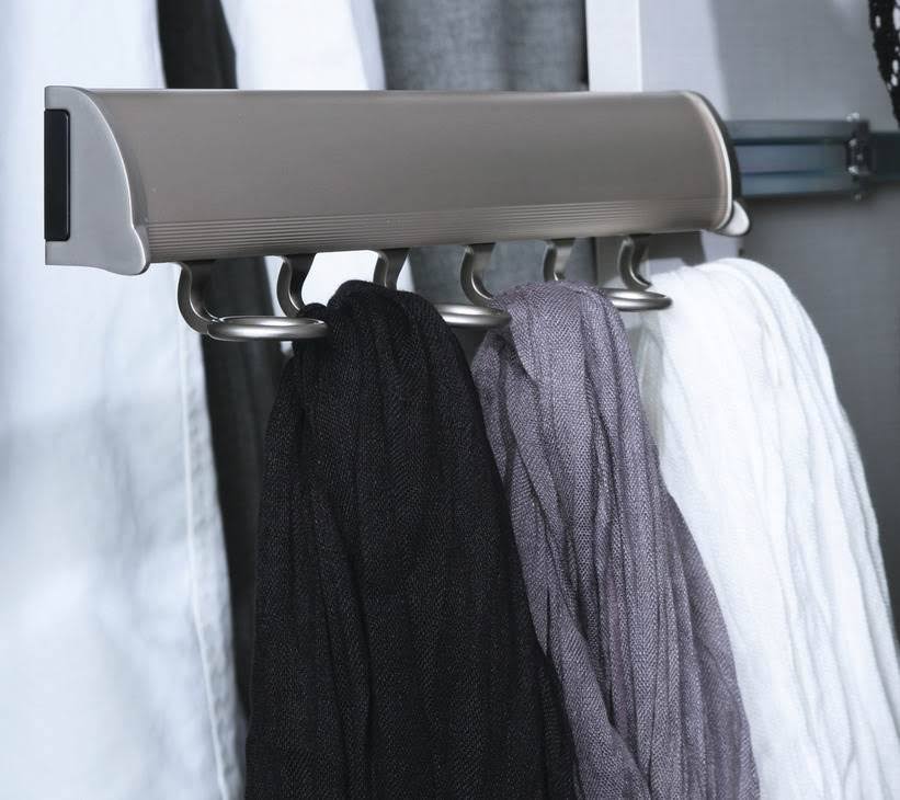 Polished Chrome Scarf Rack V456370