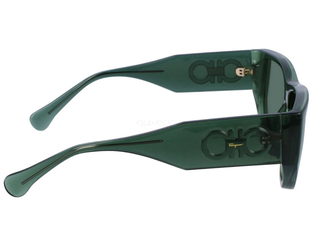 Transparent Green Sunglasses Y426433