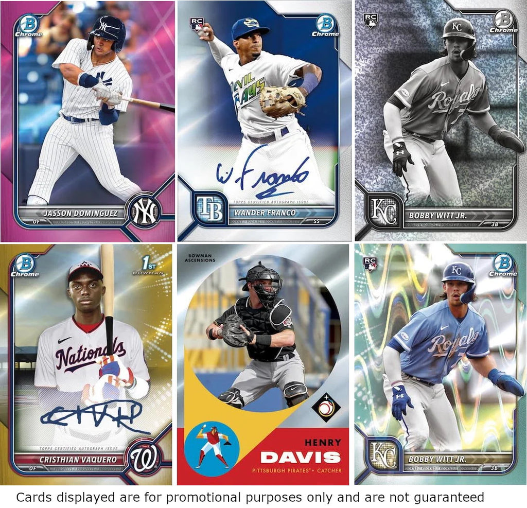 Bowman Chrome Baseball Mega Box Trading Cards N5283